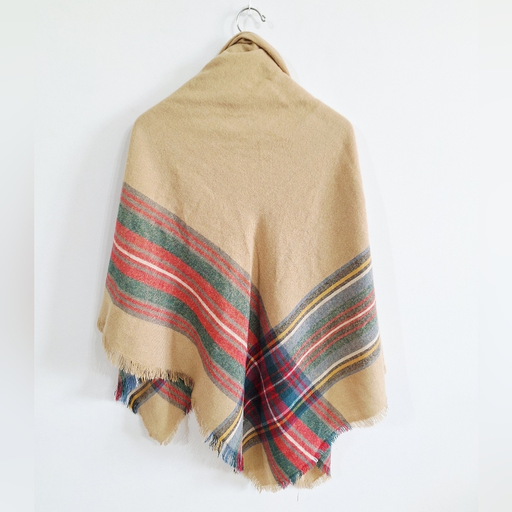 Boutique Tartan Double-Sided Plaid Blanket Scarf - OS - Picture 6 of 6